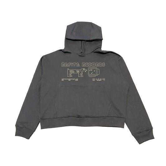 Rafita Records Boxy Fit Hoodie