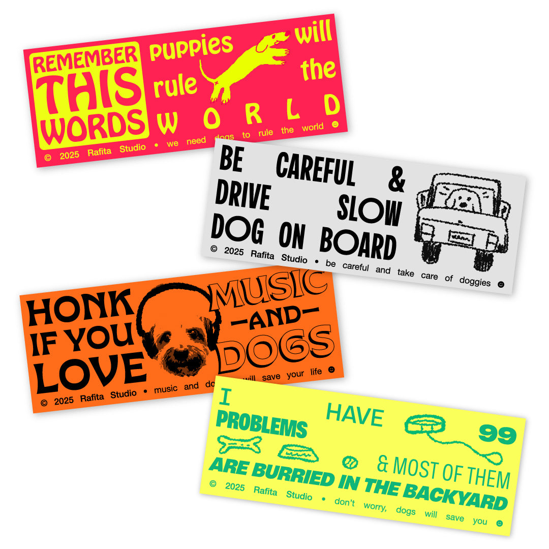 Bumper Stickers Pack